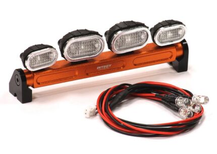 Realistic Roof Top Spot Light Set (4) LED White w/ Adj. Housing for 1/10 1/8 1/5