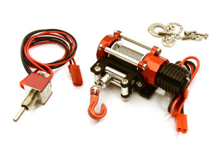 Billet Machined Realistic Power Winch for Scale Rock Crawler 1/10 Size