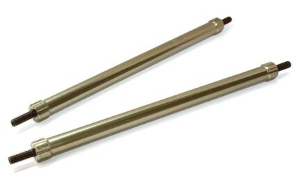 Billet Machined 100mm Aluminum Linkages (2) M3 Threaded for 1/10 Scale Crawler