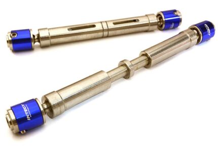 Billet Machined Steel Center Drive Shaft Set for SCX-10 Dingo, Honcho & Jeep