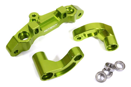 Green Billet Machined Steering Bellcrank for Arrma 1/5 Kraton 4X4 8S BLX
