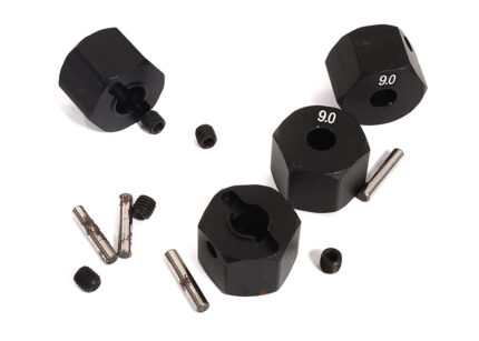12mm Hex Wheel (4) Hub 9mm Thick for 1/10 Traxxas, Axial, Tamiya, Drift & TC