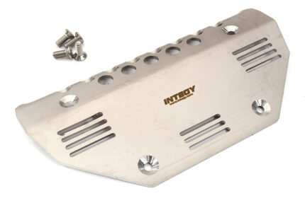 Stainless Steel Front Skid Plate for Traxxas TRX-4 G500 & AMG63 - Silver