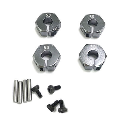 12mm Hex Wheel (4) Hub 5mm Thick for 1/10 Traxxas, Axial, Tamiya, Drift & TC