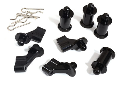 Billet Machined Front & Rear Body Mount Set for Arrma 1/8 Kraton 6S BLX V3