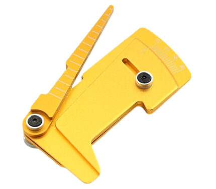 Aluminum Alloy Ride Height 3-to-10mm & Camber Gauge for 1/10 Drift & TC