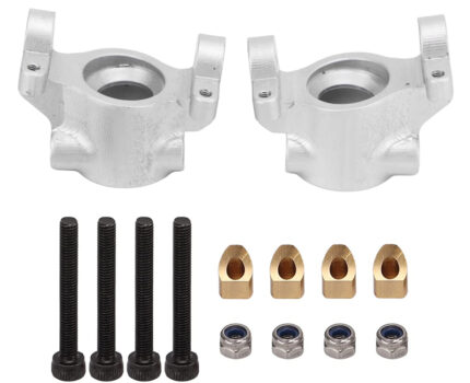 Alloy Machined Front Caster Blocks for Axial 1/10 RBX10 Ryft 4WD Rock Bouncer