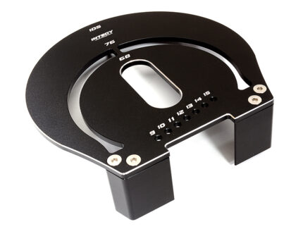 Billet Machined Aluminum Wheel Well Marker for 1/8 Scale On-Road - Black/Silver