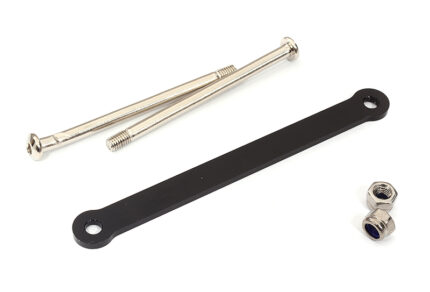 Machined HD Front Suspension Pins & Brace Set for Traxxas 1/10 Slash 2WD - Black