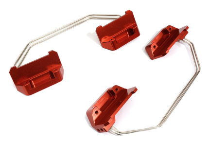 Billet Machined Nerf Bar Set for Traxxas Slash 4X4 LCG Chassis