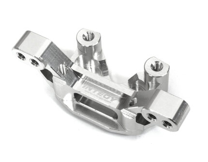 Billet Machined Alloy Camber Block for Losi 1/10 22S Drag, ST & SCT - Silver