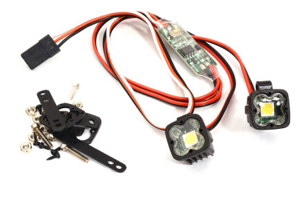 Realistic Bright Spot LED (1x2) Light Set w/ Controller for 1/10 Off-Road