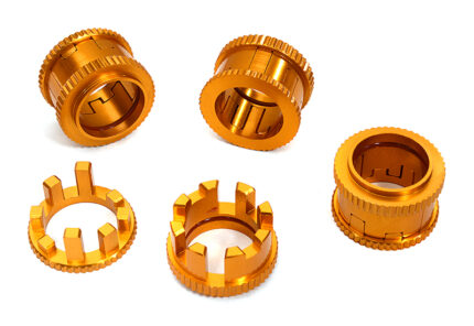 Billet Machined 4-Step 13-19mm Adj Spring Spacers for Arrma 1/10 Granite 4X4 3S