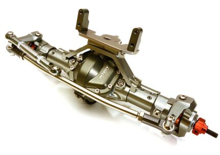 Complete 4-Link Front Axle w/ Internals for Axial SCX-10 & Custom 1.9 Crawlers