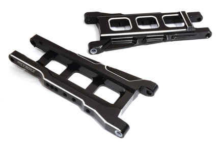 Billet Machined Black T2 Lower Suspension Arms for 1/10 Stampede 4X4 & Slash 4X4