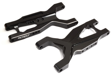 Upgraded Black Billet Machined Rear Suspension Arms for Traxxas 1/10 Slash 2WD