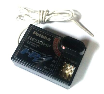 Futaba R203HF 3Ch 75MHz Micro Receiver for RC Car (used)
