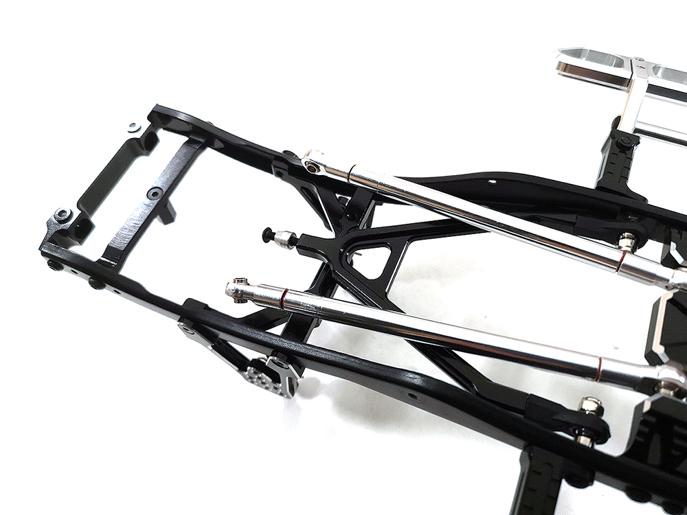 Alloy Ladder Frame Chassis Kit w/ Hop-up Combo for SCX-10, Dingo Honcho Jeep - Image 4