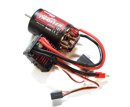 Surpass Hobby Crawler 550 Size 10T 5-Slot Brushed Motor w/ BCD80A ESC (used)