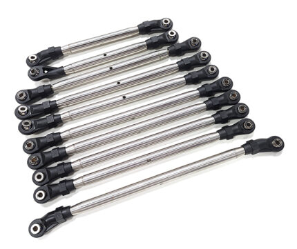 Original Axial Stainless Turnbuckle Linkage Set for SCX6 (like new, take-off)