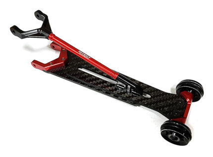 Machined Alloy & Composite Wheelie Bar for Associated DR10 Drag Race Car RTR
