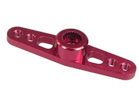 3Racing 2.6mm Aluminum Double Servo Arm for Ko Propo/Sanwa - Red