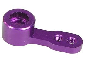 3Racing 3mm Aluminum Single Servo Arm for Ko Propo/Sanwa - Purple