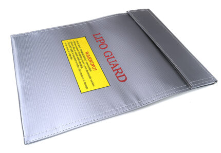 LiPo Guard Large Battery Bag (295x230mm) for Charging and Storage