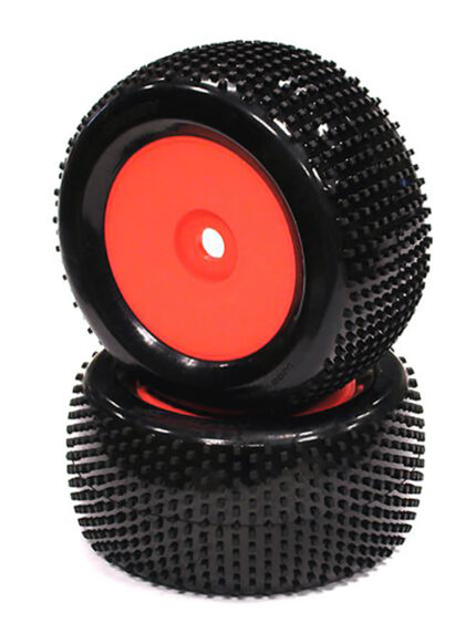 Monster & 1/8 Truggy 3.2 Dish Wheel + Tire (2) SQ-Pattern 17mm (O.D.=135mm)