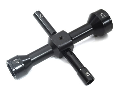 Quad Hex Socket Wrench 7mm + 8mm + 17mm + 23mm Size