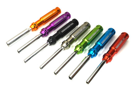Complete HD Hex Nut Driver Set 7pcs (3/16, 1/4, 11/32, 4.5, 5, 5.5 & 7mm)