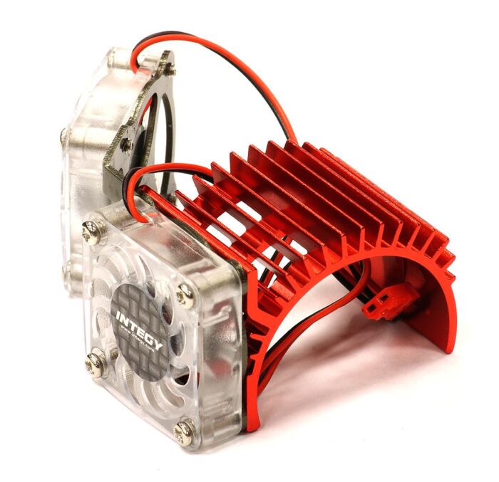 Twin Cooling Fan + Heatsink for 540/550 Size Motor w/ 36mm O.D. - Image 1