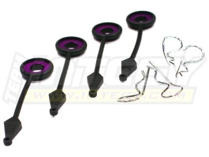 Large Body Pin w/ Holder System (4) for 1/8 Scale