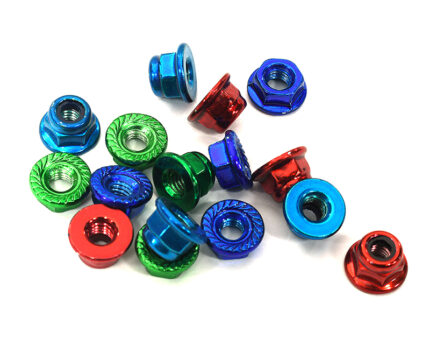 M4 Size Wheel Nut (4 Color) 16pcs Set
