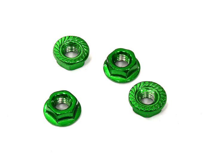 Steel M4 Size Color Wheel Nut 4pcs Set - Image 1