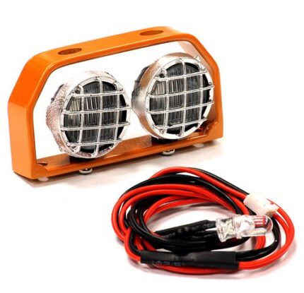 Realistic Roof Top Spot Light Set(2)LED with Adjustable Housing for 1/10 1/8 1/5