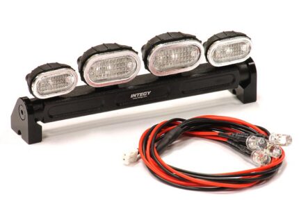 Realistic Roof Top Spot Light Set (4) LED White w/ Adj. Housing for 1/10 1/8 1/5
