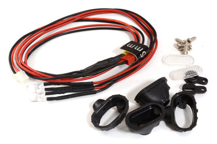 Small T2 Style LED Yellow Fog Light (2) Set for 1/10 Off-Road & Rock Crawlers