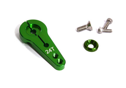 Billet Machined Single Sided Servo Horn 24T for Hitec Servo (r=20, 24mm Holes)