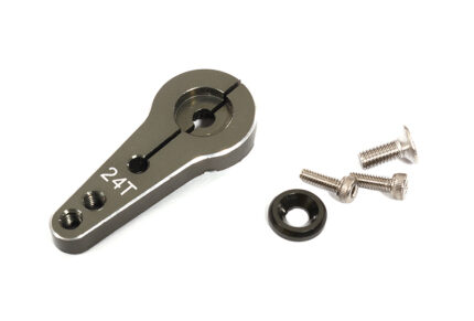 Billet Machined Single Sided Servo Horn 24T for Hitec Servo (r=20, 24mm Holes)