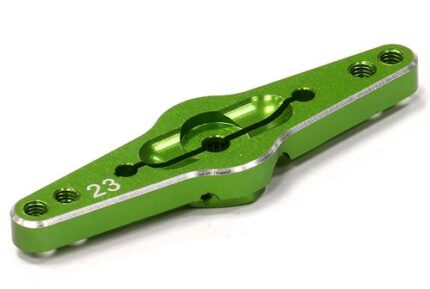 Billet Machined Double Sided Servo Horn 23T for KO & JR Servo (r=20, 24mm Holes)