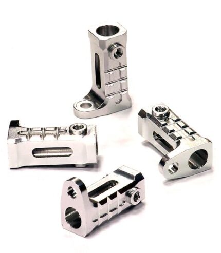 Billet Machined Alloy Rock Rail Mounts (4) for Axial SCX-10, Dingo & Honcho