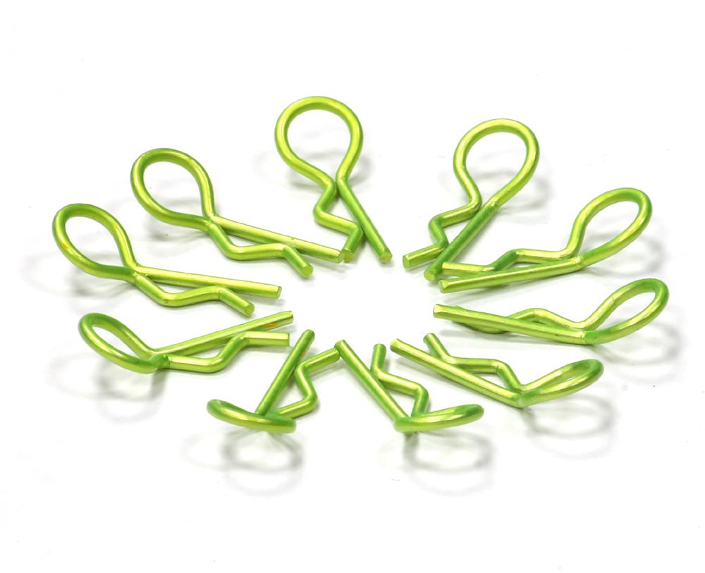 Color Body Clips Medium (10) for 1/10 & 1/8 Size Vehicles