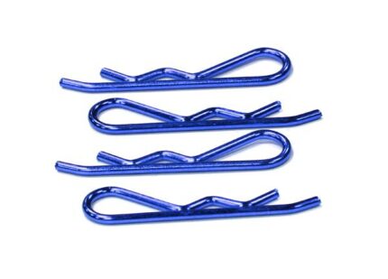 Color Body Clips Large (4) for 1/5 & 1/4 Size Vehicles