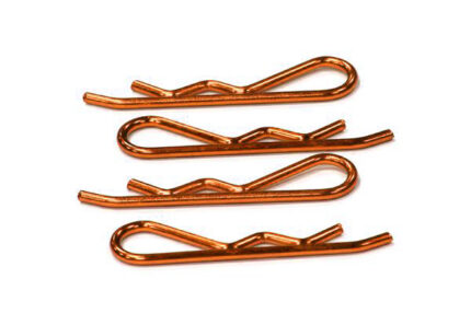 Color Body Clips Large (4) for 1/5 & 1/4 Size Vehicles