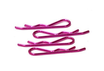 Color Body Clips Large (4) for 1/5 & 1/4 Size Vehicles