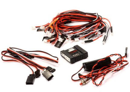Realistic Lighting System w/ Flash Mode for 1/10 & 1/8 Vehicles By G.T. Power