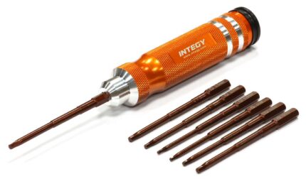 QuickPit 7pcs Allen Hex w/ 1/4 Adapter (0.05, 1/16, 5/64, 3/32, 1.5, 2.0, 2.5mm)
