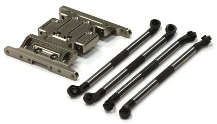 Billet Gearbox Holder & 120mm Lower Links (4) for Axial SCX-10
