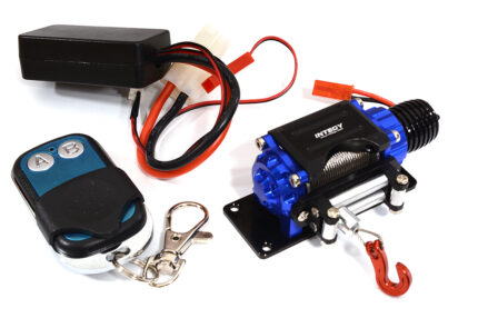 Billet Machined T3 Realistic Mega Winch w/Wireless Module for 1/10 Scale Crawler